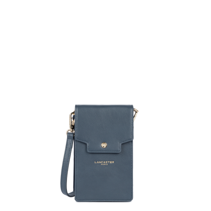 pochette smartphone - mademoiselle grace #couleur_bleu-mer