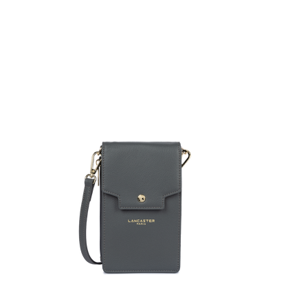 pochette smartphone - mademoiselle grace #couleur_gris