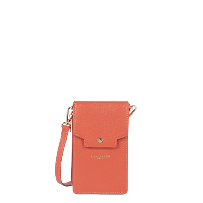 pochette smartphone - mademoiselle grace #couleur_orange