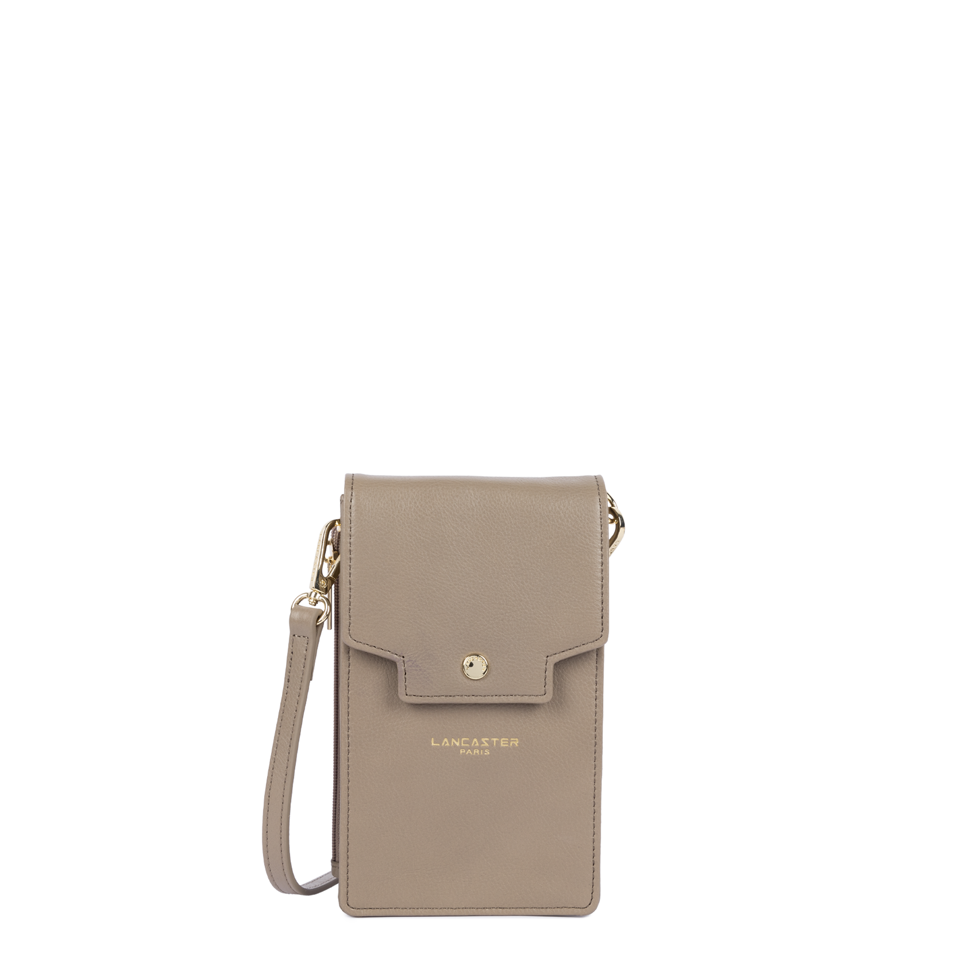 pochette smartphone - mademoiselle grace #couleur_sable-fonc