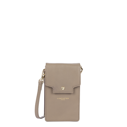 pochette smartphone - mademoiselle grace #couleur_sable-fonc