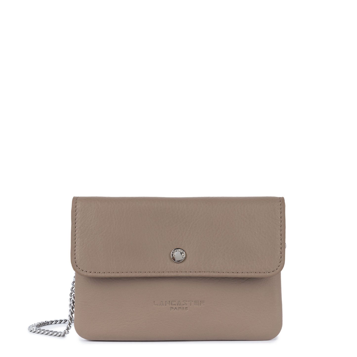 petit double pochette - soft pm #couleur_galet-fonc