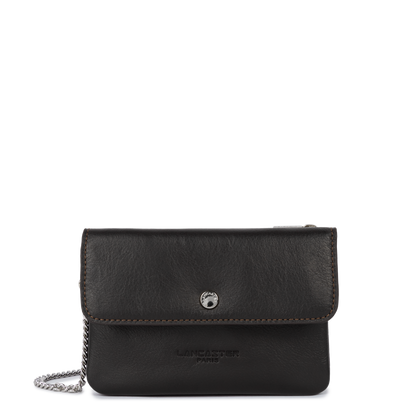 petit double pochette - soft pm #couleur_marron