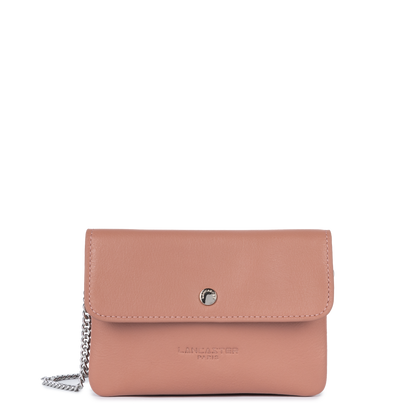 petit double pochette - soft pm #couleur_rose-cendre