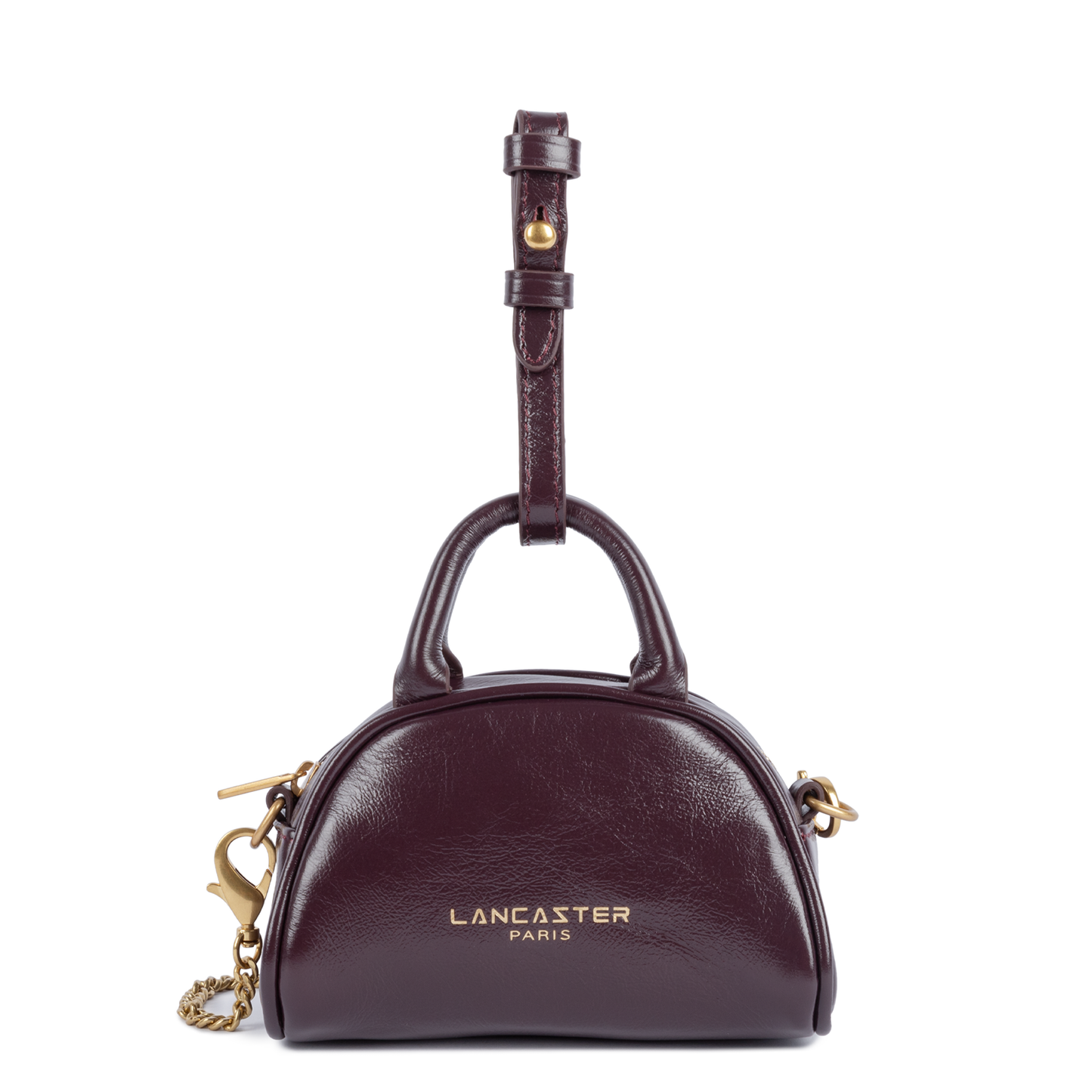 nano sac à main bowling - rétro bow #couleur_bordeaux