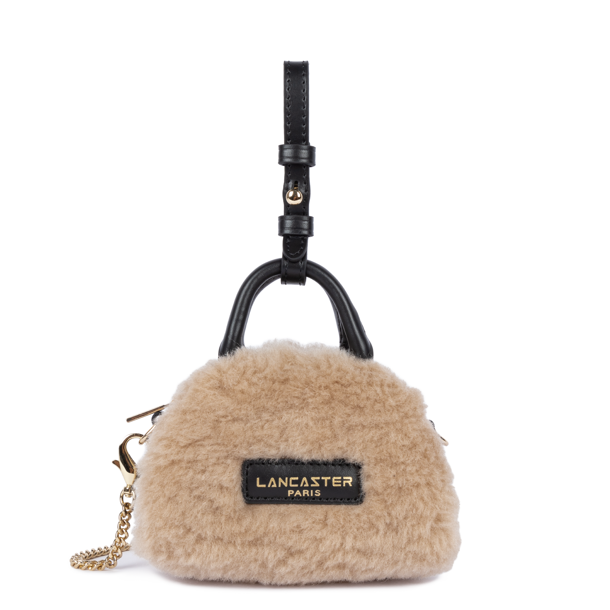 nano sac à main - moumoute #couleur_beige-noir