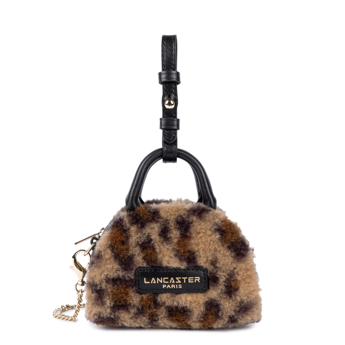 nano sac à main - moumoute #couleur_noir-lopard