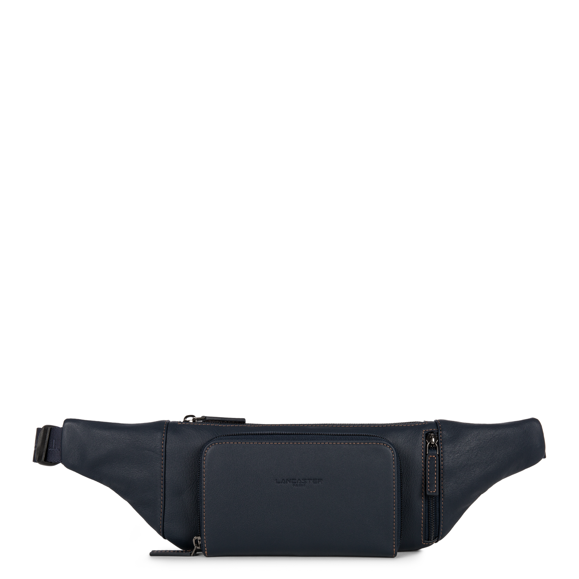 sac banane - soft vintage homme #couleur_bleu-fonc-camel