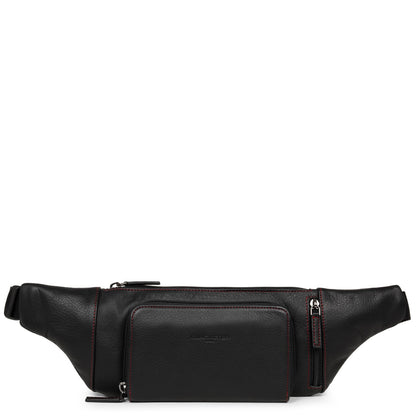 sac banane - soft vintage homme #couleur_noir-rouge