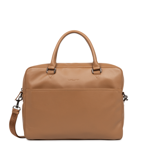 grand porte documents - soft vintage homme #couleur_camel