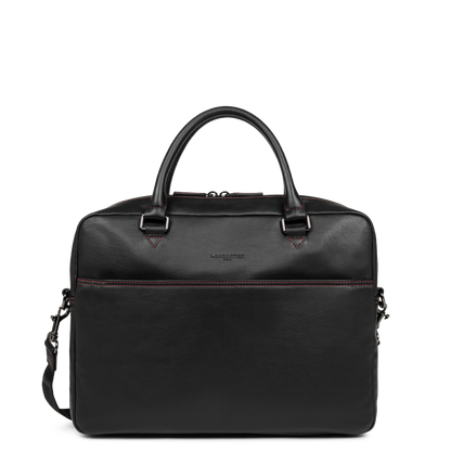 grand porte documents - soft vintage homme #couleur_noir-rouge