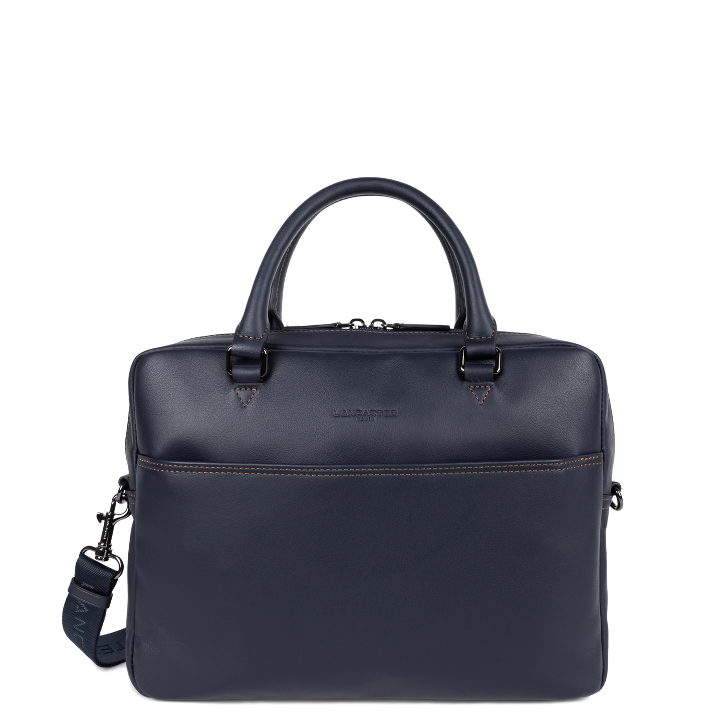 porte documents - soft vintage homme #couleur_bleu-fonc-camel