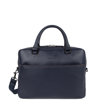 porte documents - soft vintage homme #couleur_bleu-fonc-camel