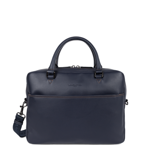 porte documents - soft vintage homme #couleur_bleu-fonc-camel
