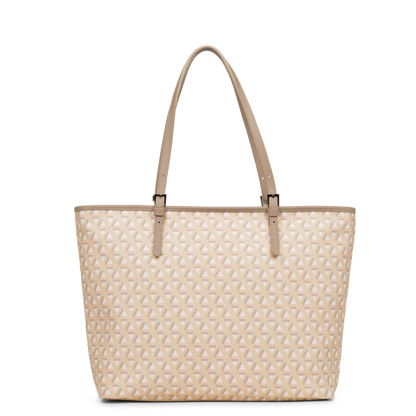 grand sac cabas épaule - ikon #couleur_beige