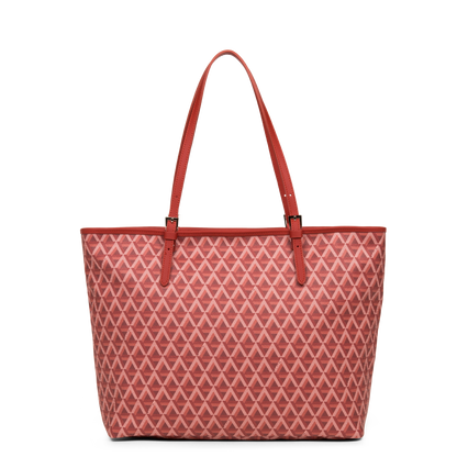 grand sac cabas épaule - ikon #couleur_carmin