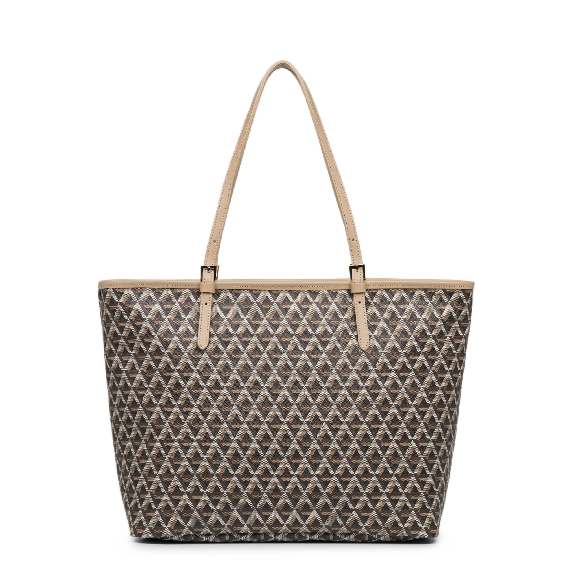 grand sac cabas épaule - ikon #couleur_marron-nude