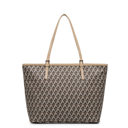 grand sac cabas épaule - ikon #couleur_marron-nude