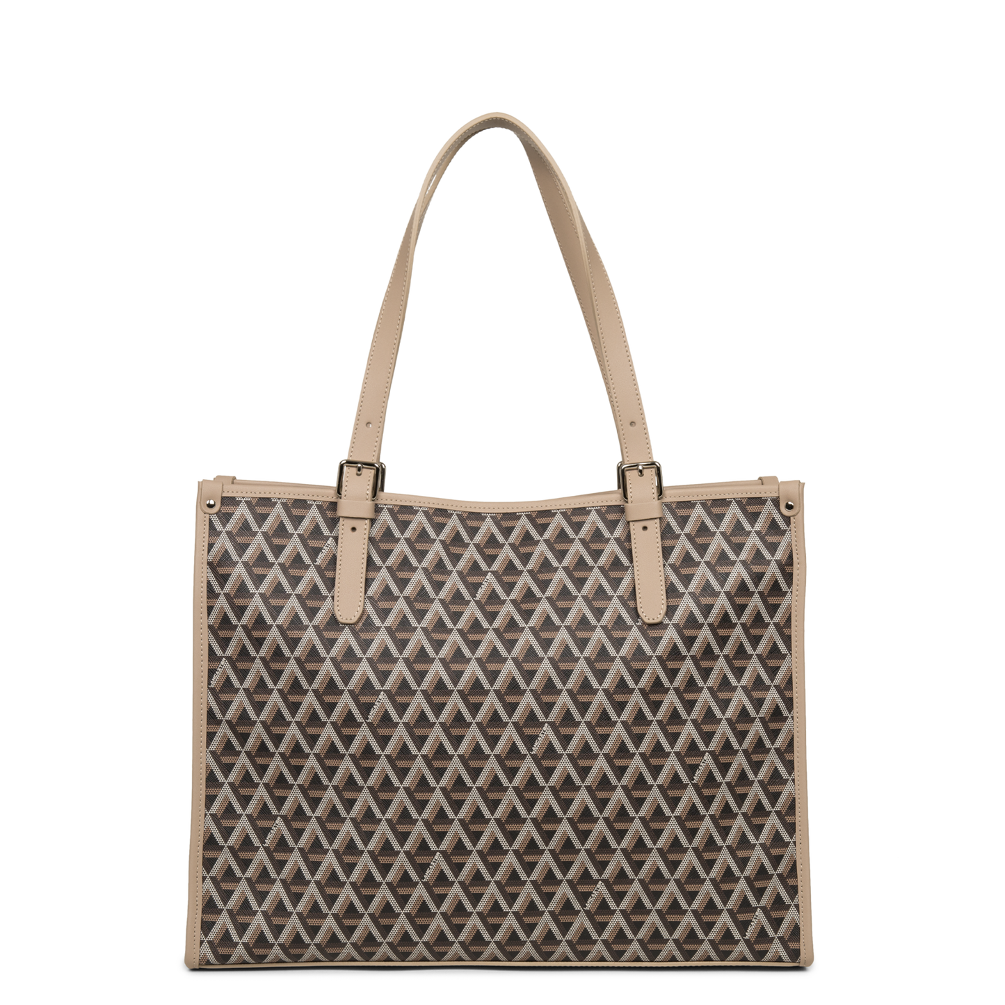 sac cabas épaule - ikon #couleur_marron-nude