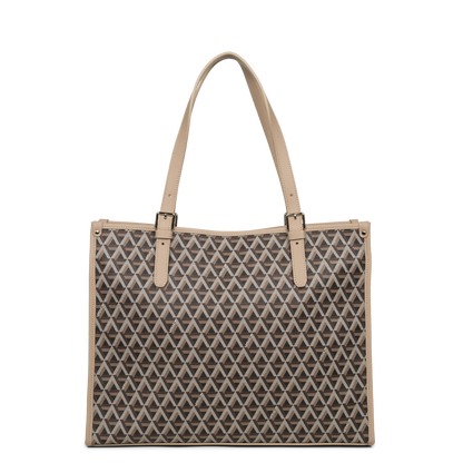 sac cabas épaule - ikon #couleur_marron-nude