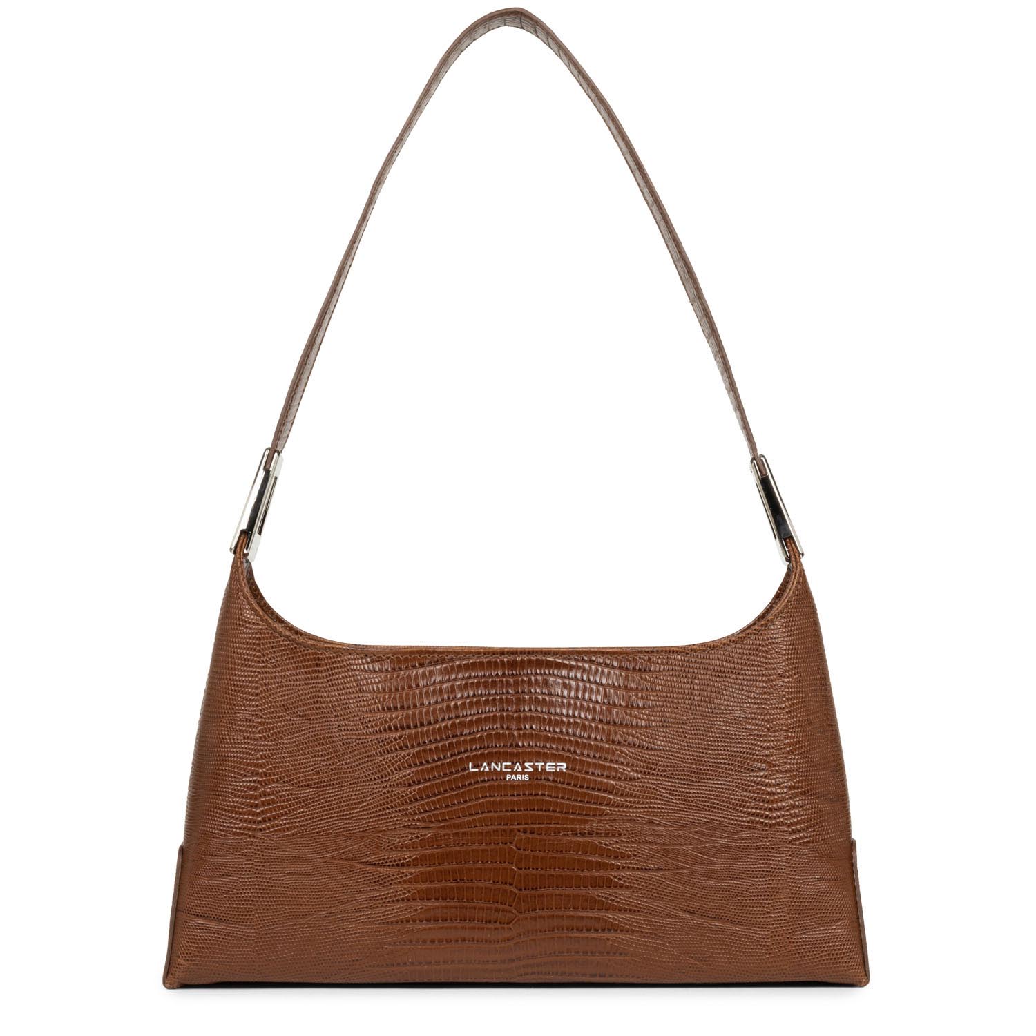 sac baguette - exotic lézard & croco fr #couleur_cognac-lzard