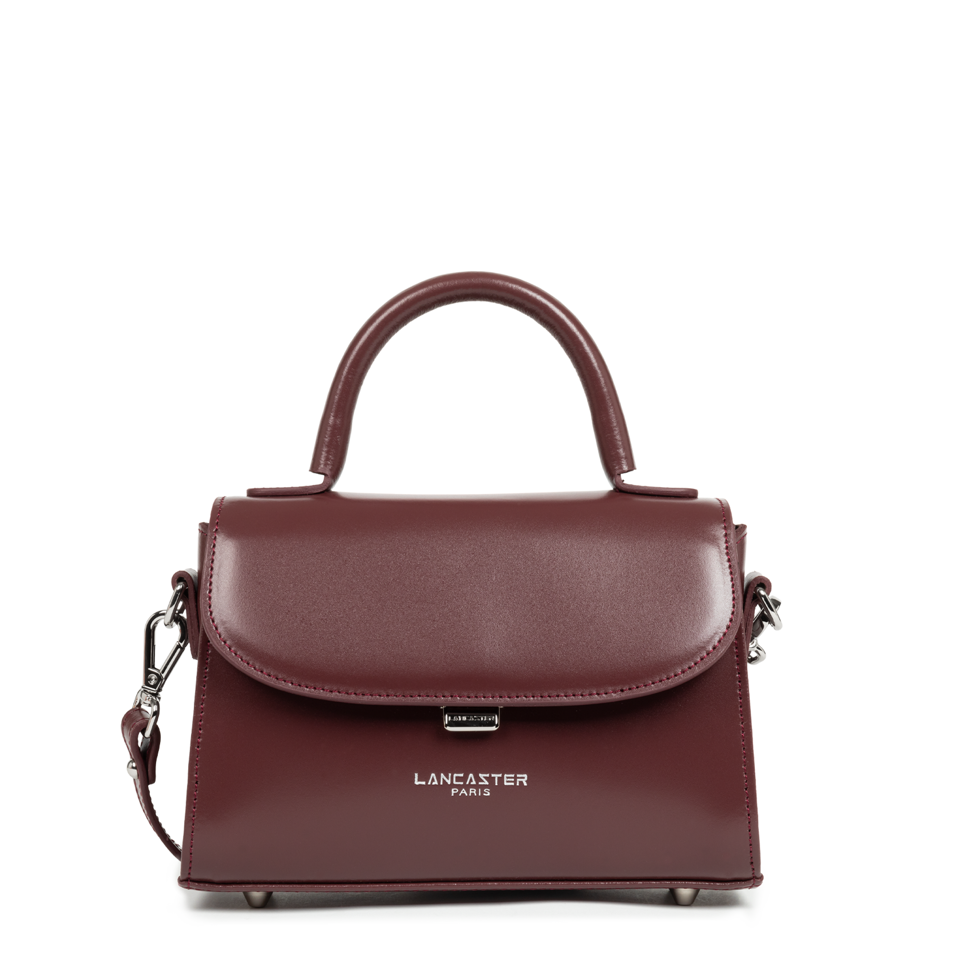 petit sac à main - suave even #couleur_bordeaux