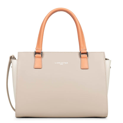 sac à main - smooth #couleur_galet-ros-ecru-passion