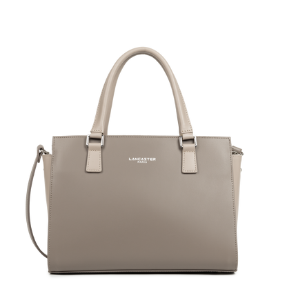 sac à main - smooth #couleur_taupe-galet