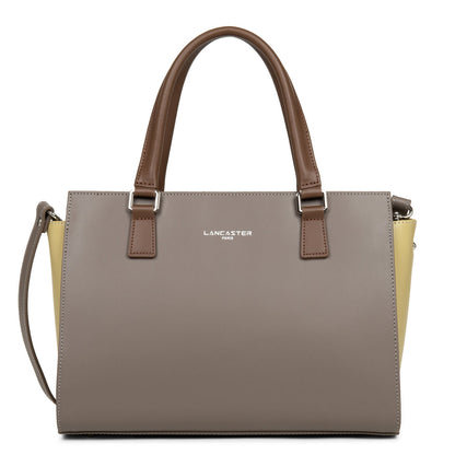 sac à main - smooth #couleur_taupe-gingembre-vison