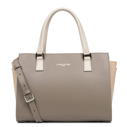 sac à main - smooth #couleur_taupe-nude-fonce-galet-rose