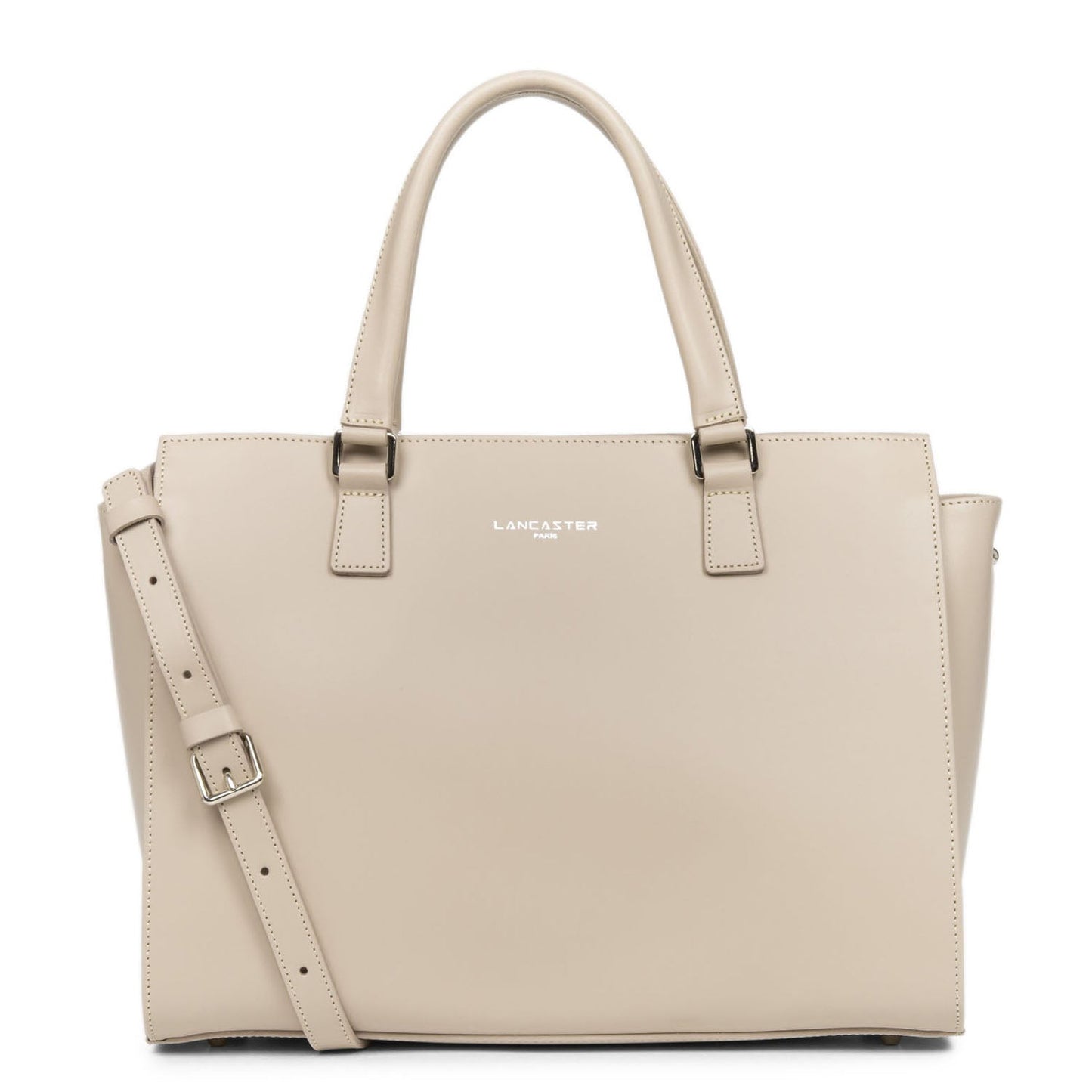 grand sac cabas main - smooth #couleur_galet-ros