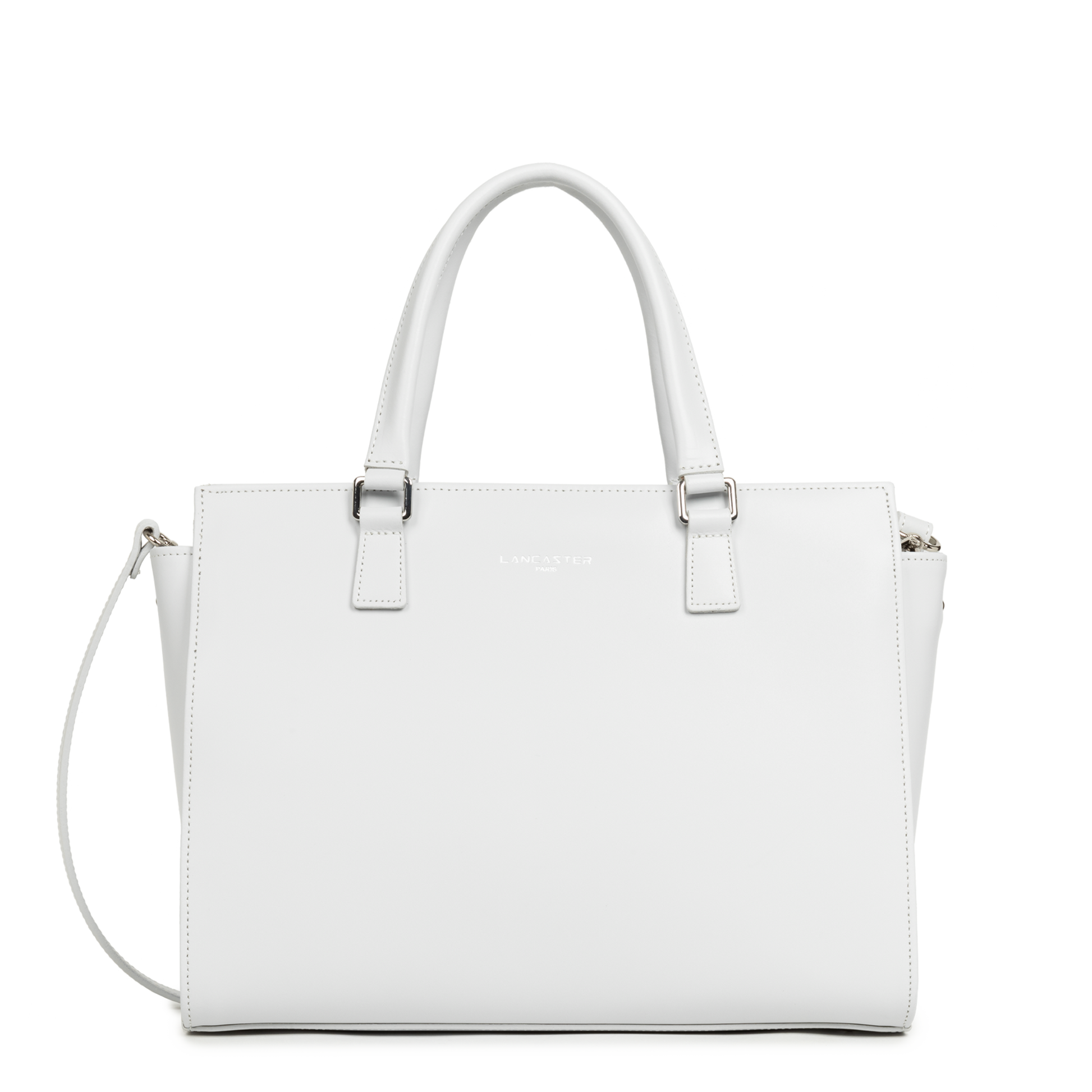 grand sac cabas main - smooth #couleur_gris-clair