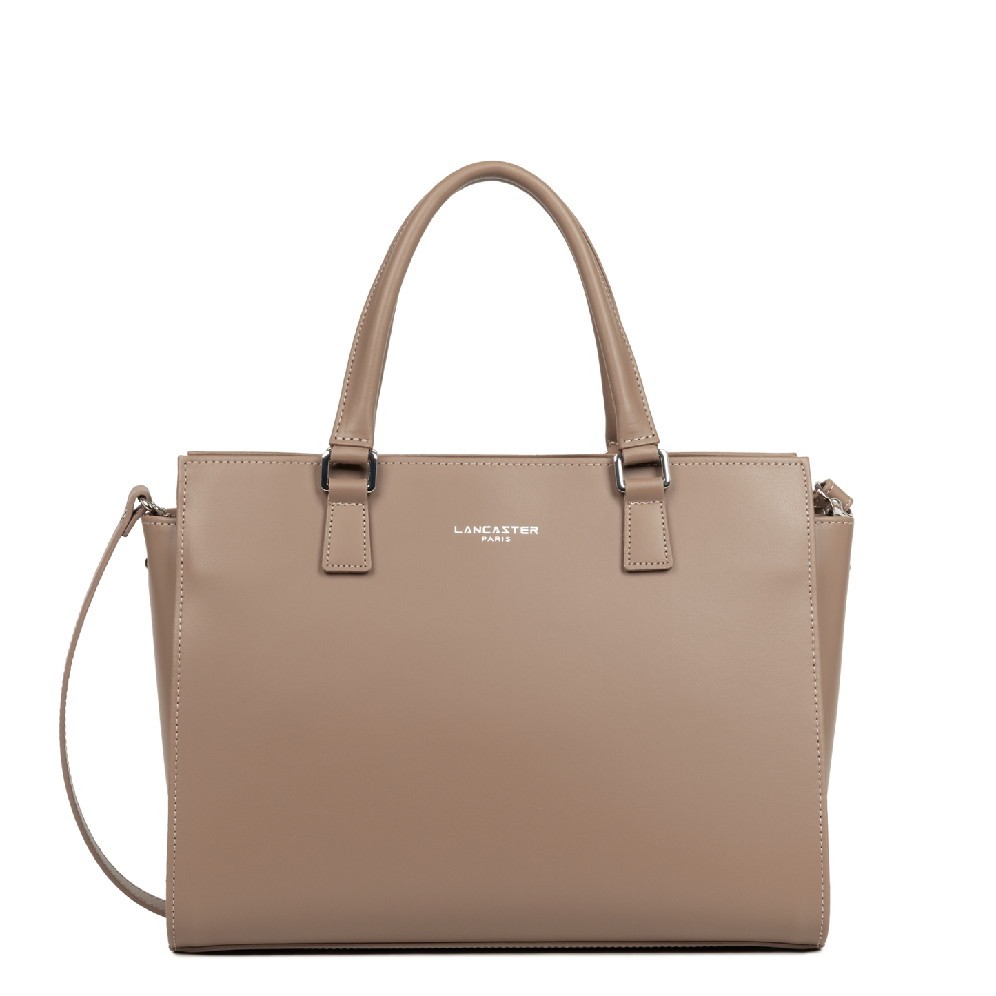 grand sac cabas main - smooth #couleur_praline