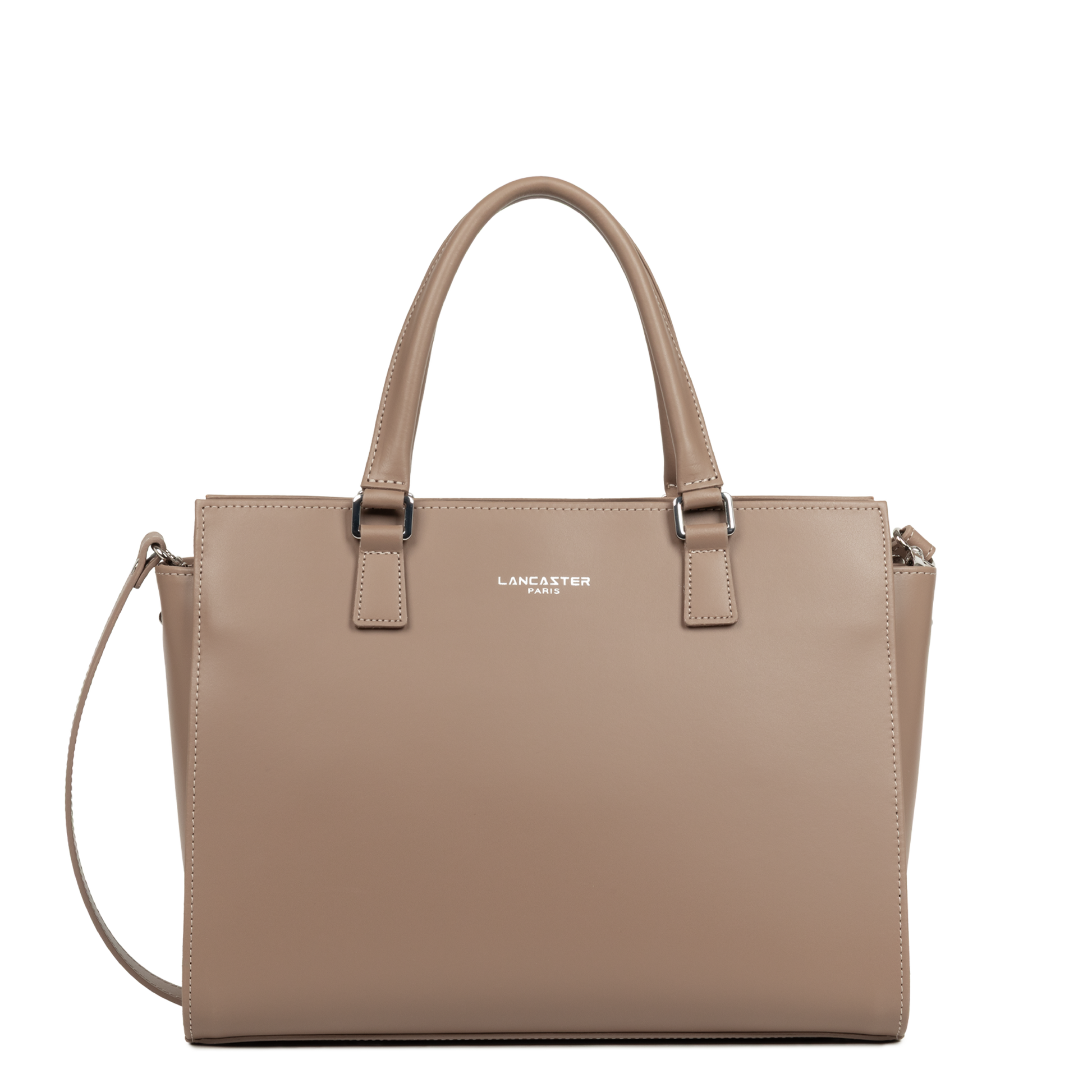 grand sac cabas main - smooth #couleur_praline