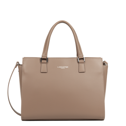 grand sac cabas main - smooth #couleur_praline