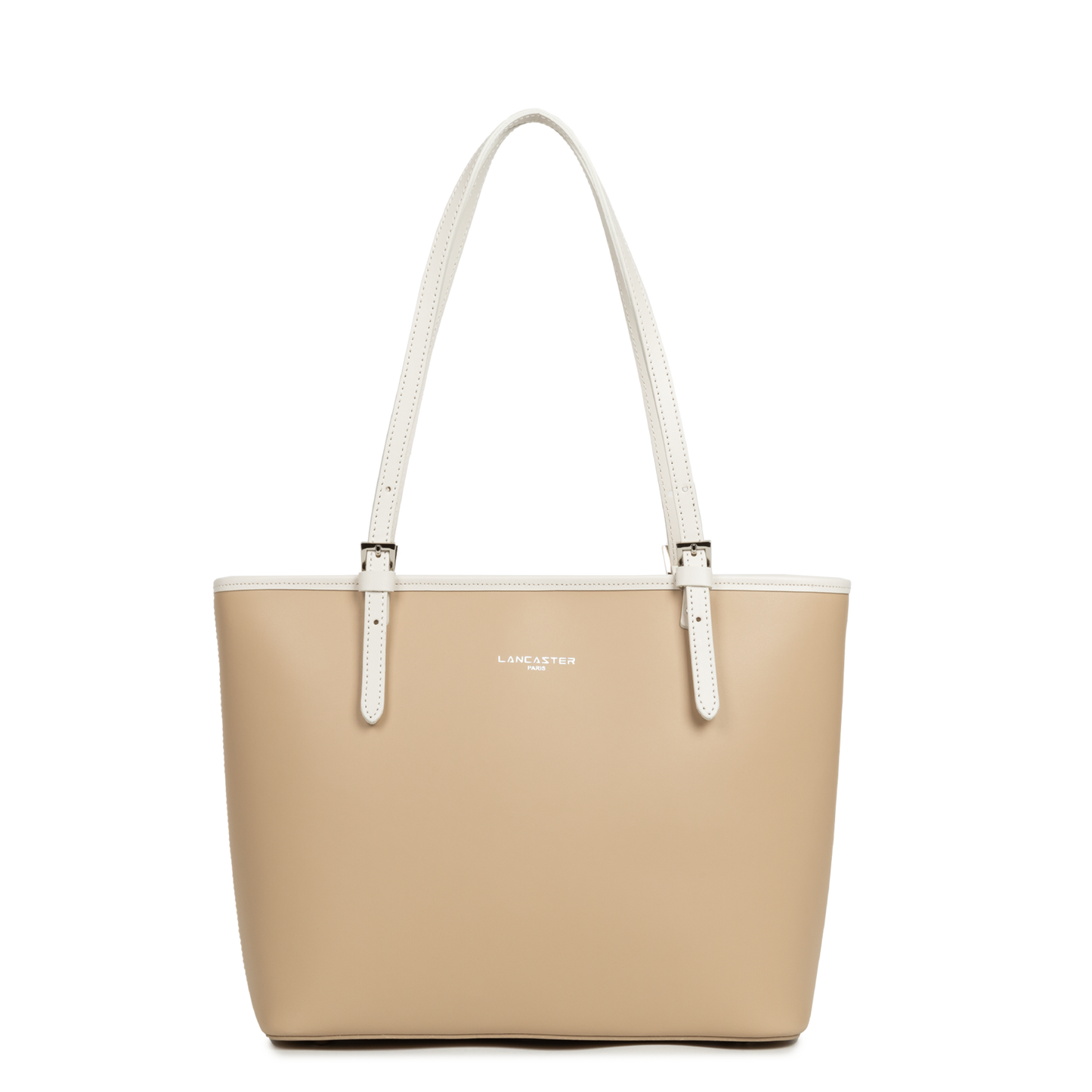 sac cabas épaule - smooth #couleur_beige-ecru