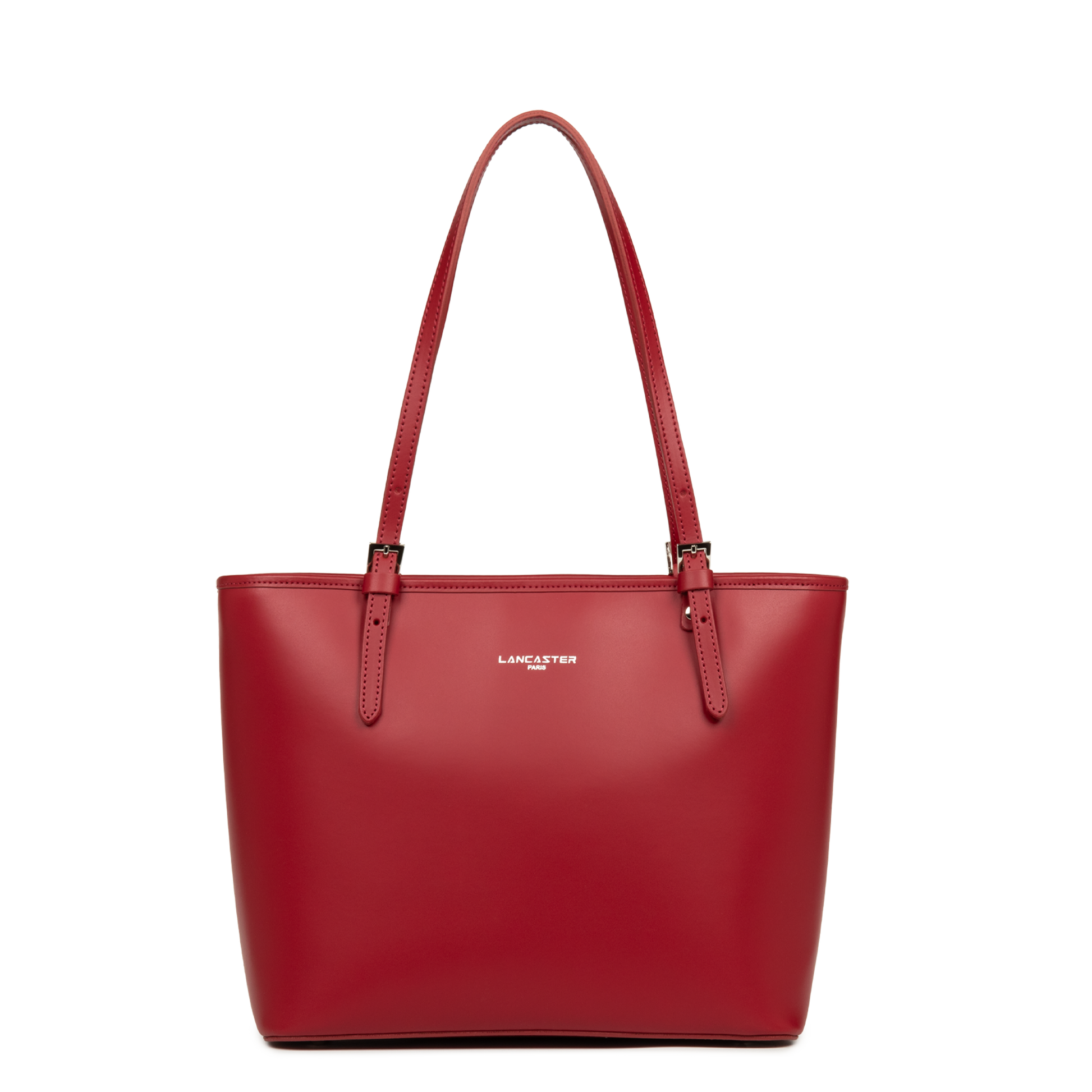 sac cabas épaule - smooth #couleur_carmin