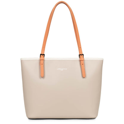 sac cabas épaule - smooth #couleur_galet-ros-ecru-passion