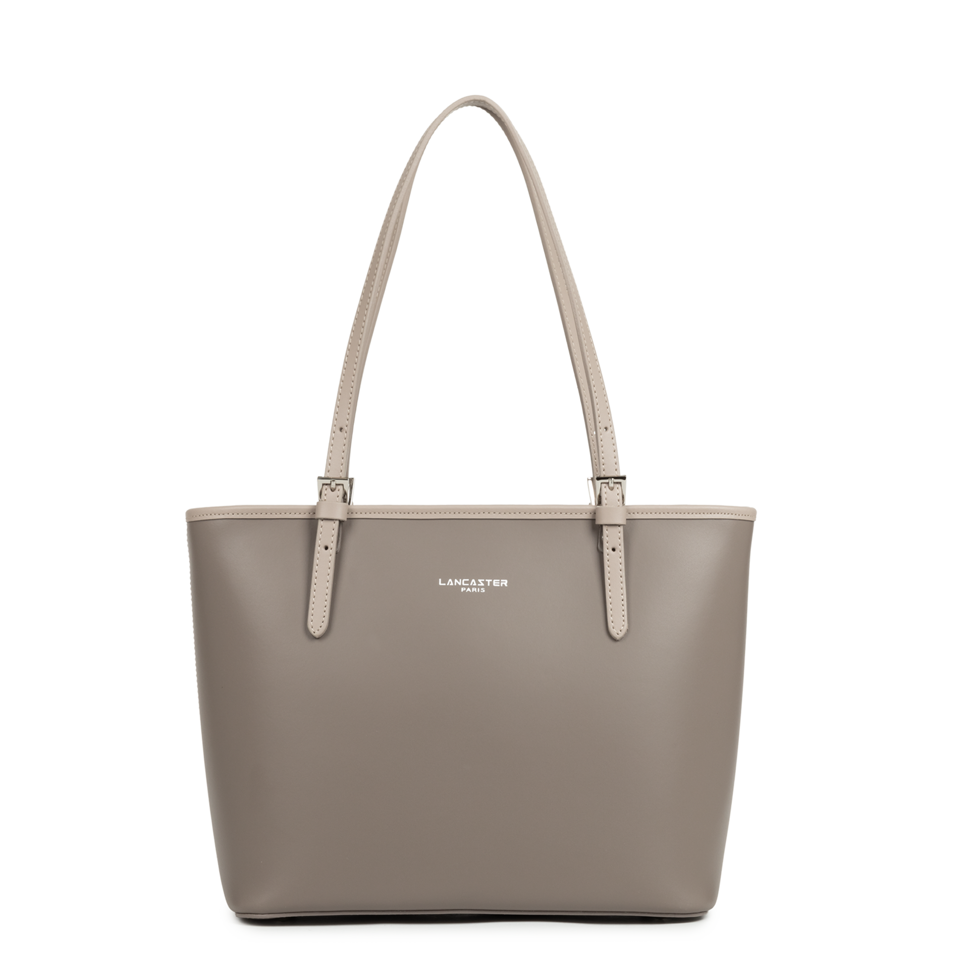 sac cabas épaule - smooth #couleur_taupe-galet