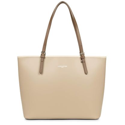 grand sac cabas épaule - smooth #couleur_nude-nude-clair-vison