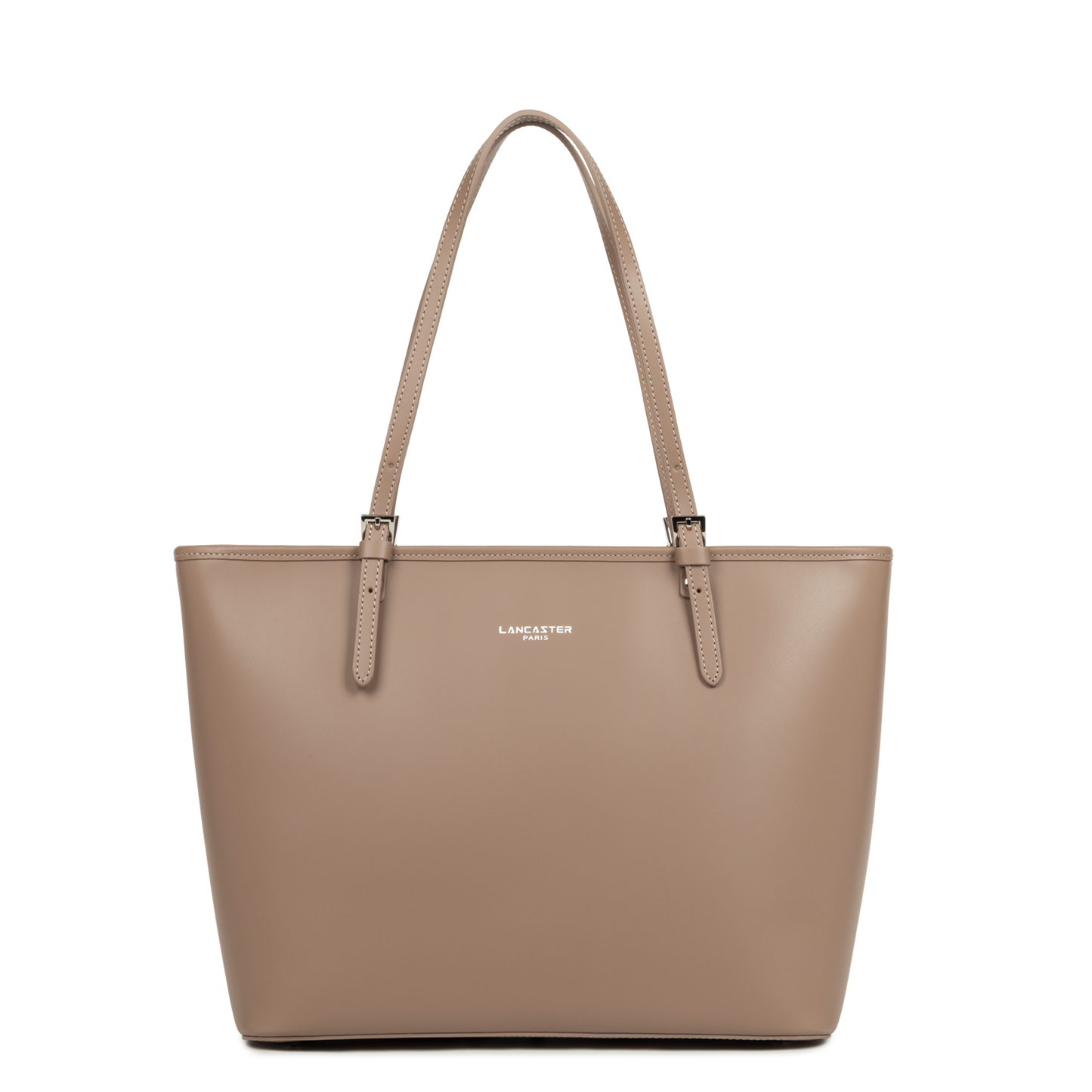 grand sac cabas épaule - smooth #couleur_praline
