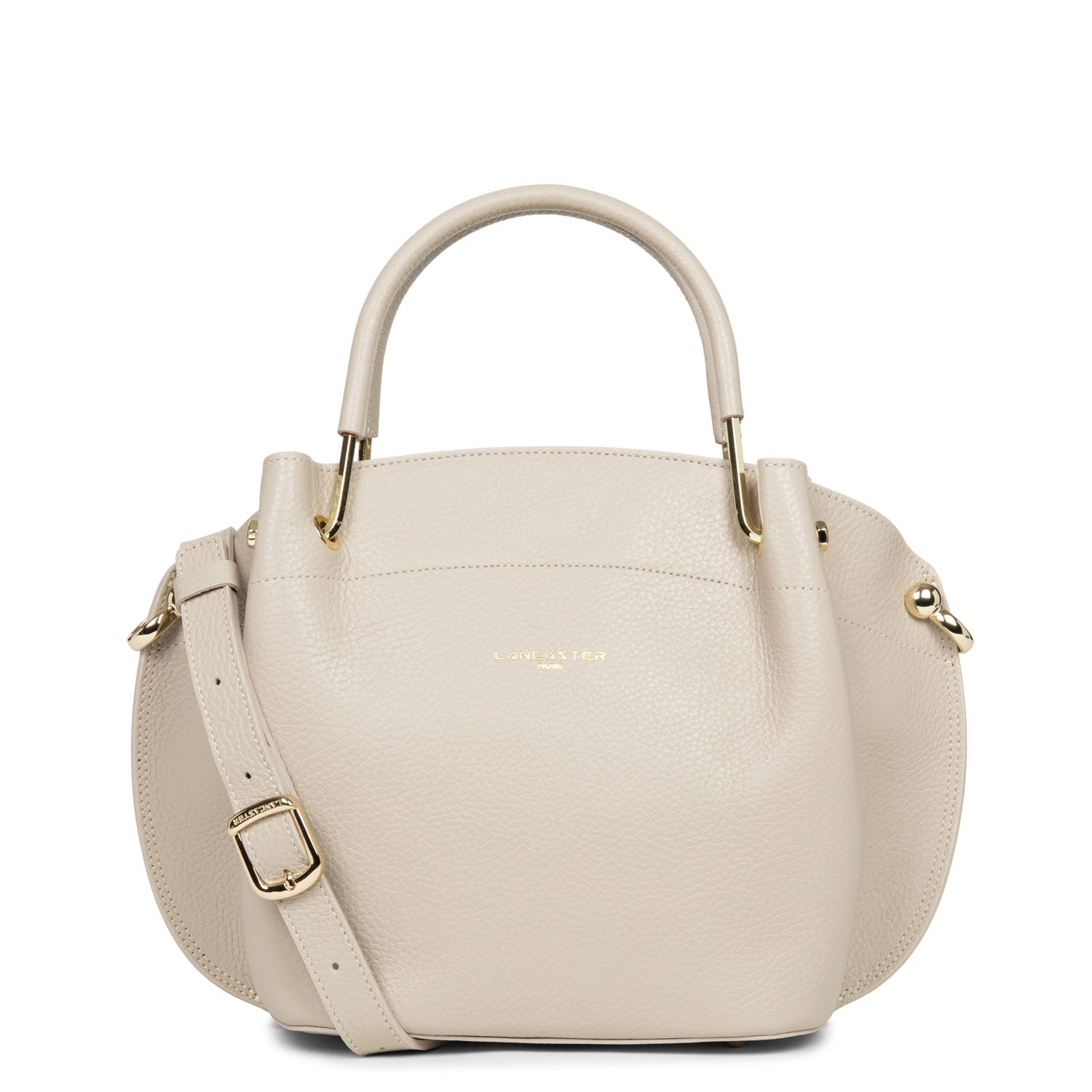 sac à main - foulonné double #couleur_beige-in-orange