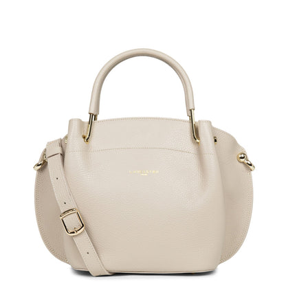 sac à main - foulonné double #couleur_beige-in-orange