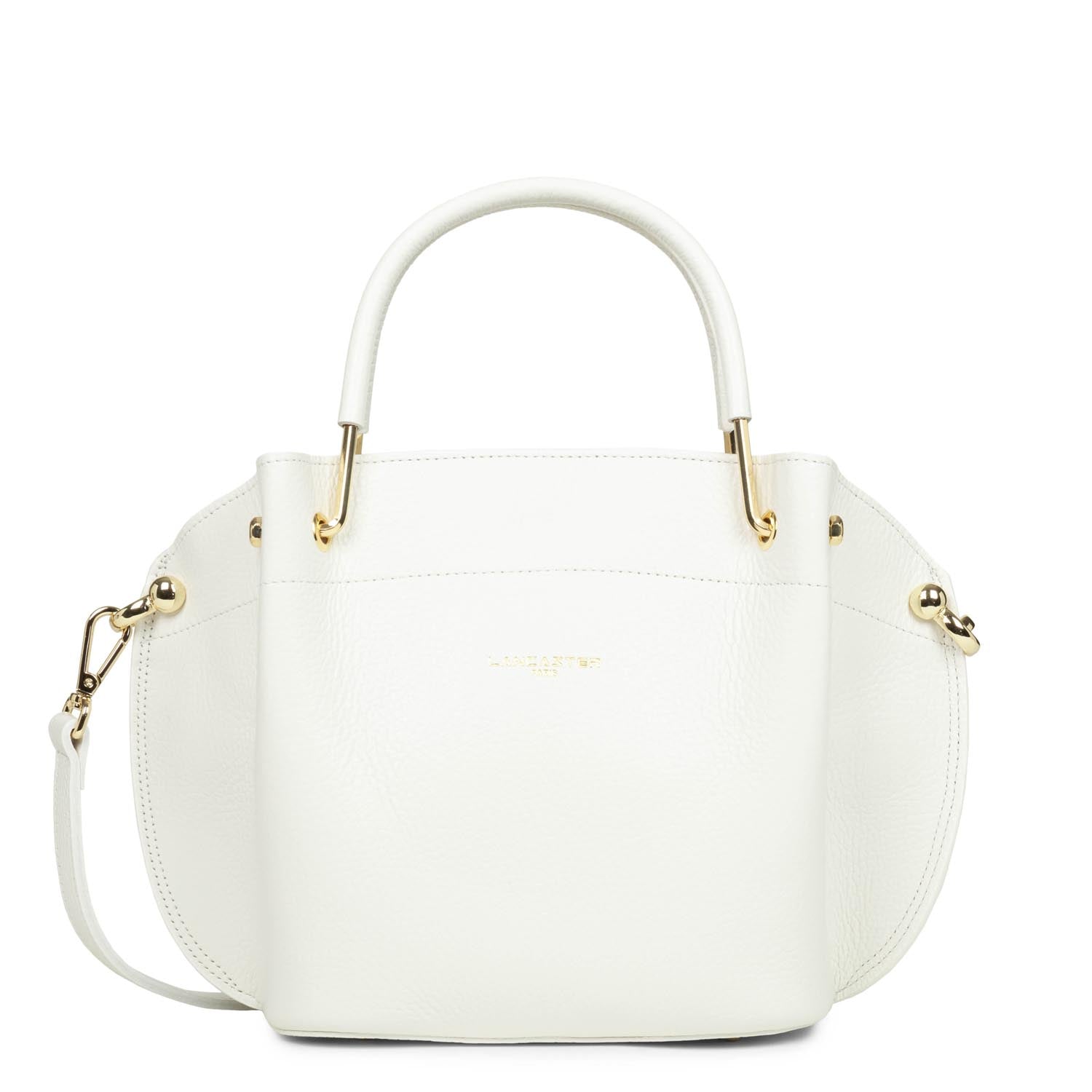 sac à main - foulonné double #couleur_blanc-cass-in-nude