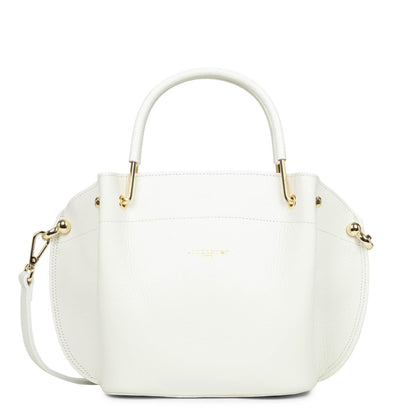 sac à main - foulonné double #couleur_blanc-cass-in-nude