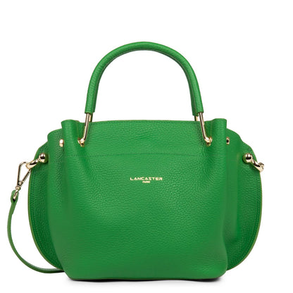 sac à main - foulonné double #couleur_gazon-in-or-ple