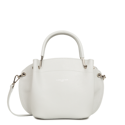 sac à main - foulonné double #couleur_gris-clair-in-argent