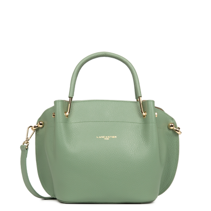 sac à main - foulonné double #couleur_jade-antic-in-or-ple