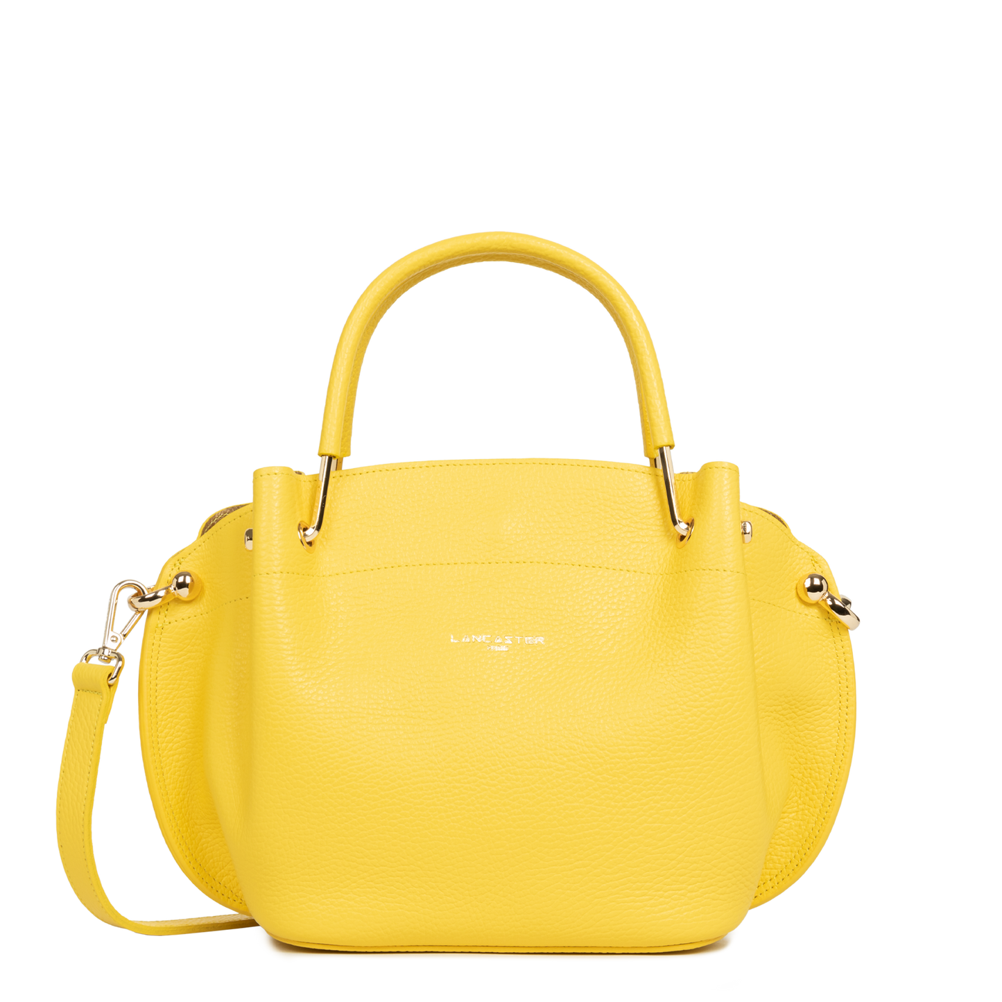 sac à main - foulonné double #couleur_mimosa-in-or