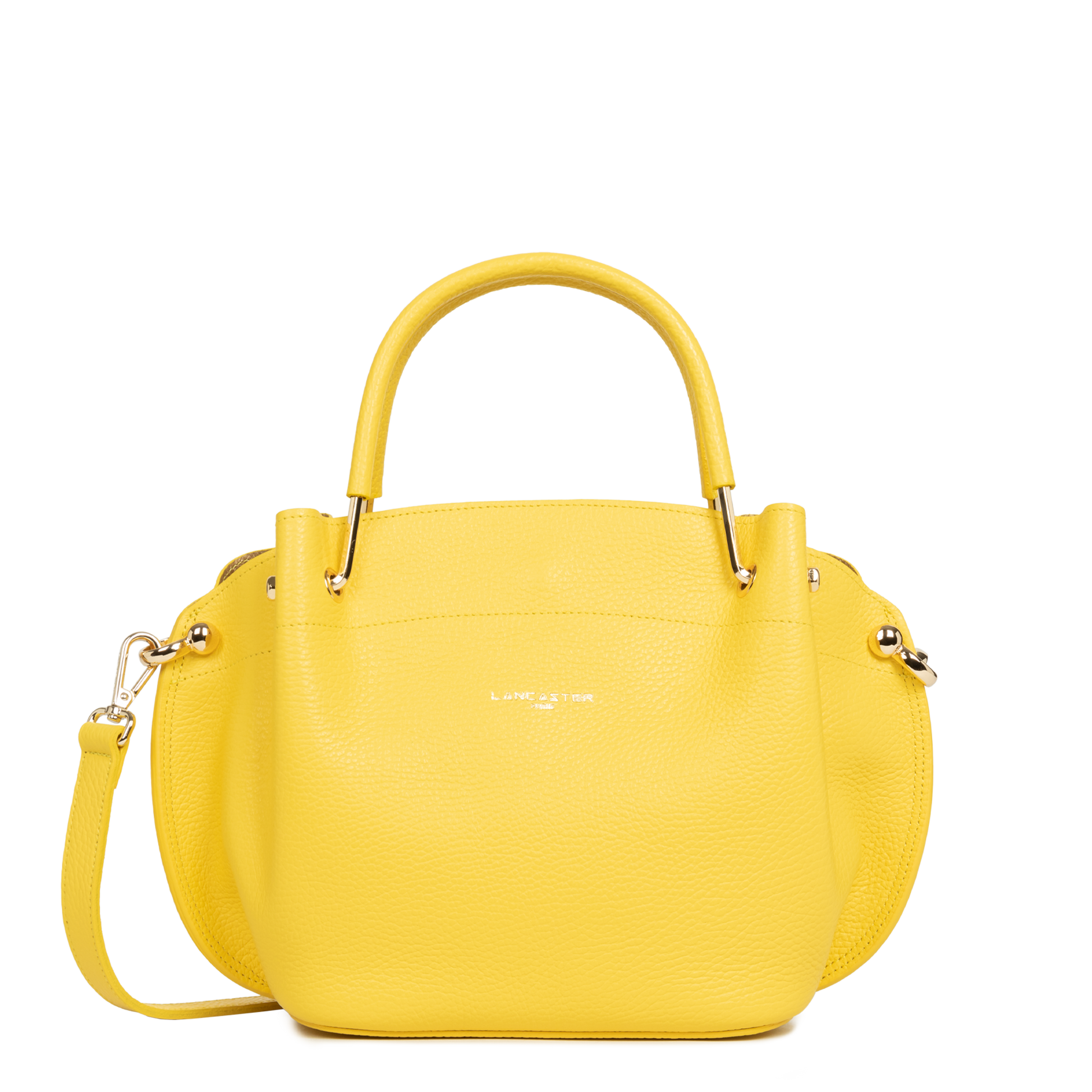 sac à main - foulonné double #couleur_mimosa-in-or